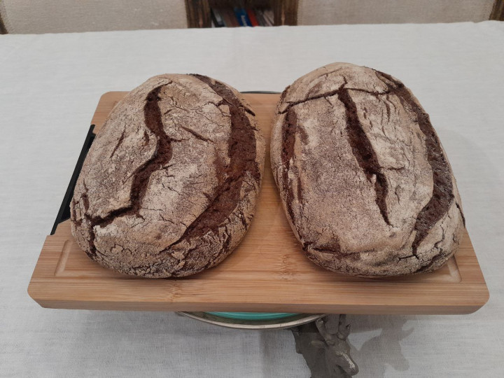 Whole Wheat Rye and Kombucha Bread